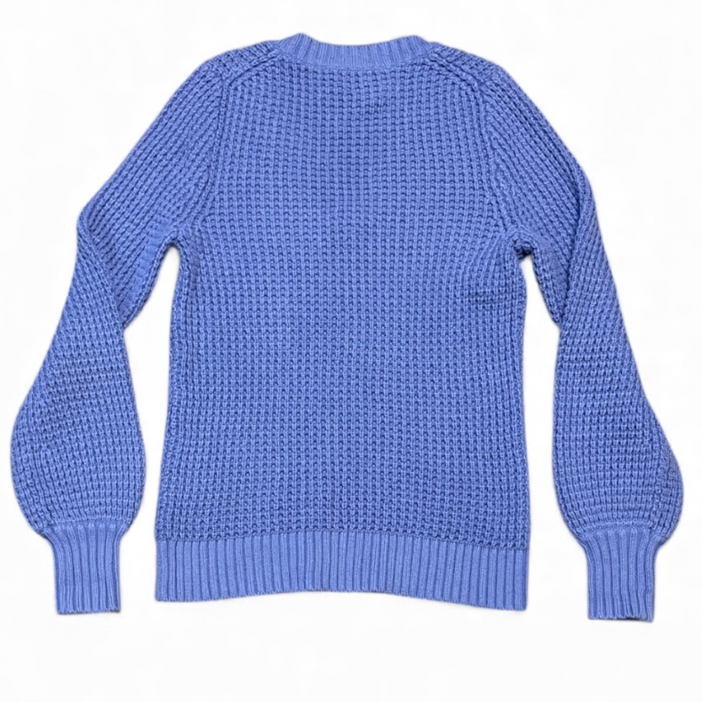 Women's J. Crew V-neck Fisherman Sweater, Heavyweight Chunky Cable Knit Small - Picture 5 of 6
